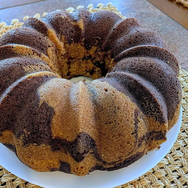 Marble bundt cake